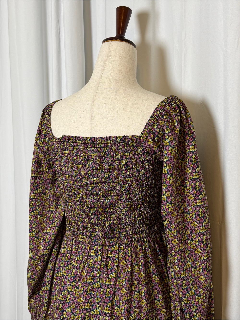 J.Crew Daydream Dress Liberty Busy Izzy Floral Medium Smocked Midi - Picture 12 of 14
